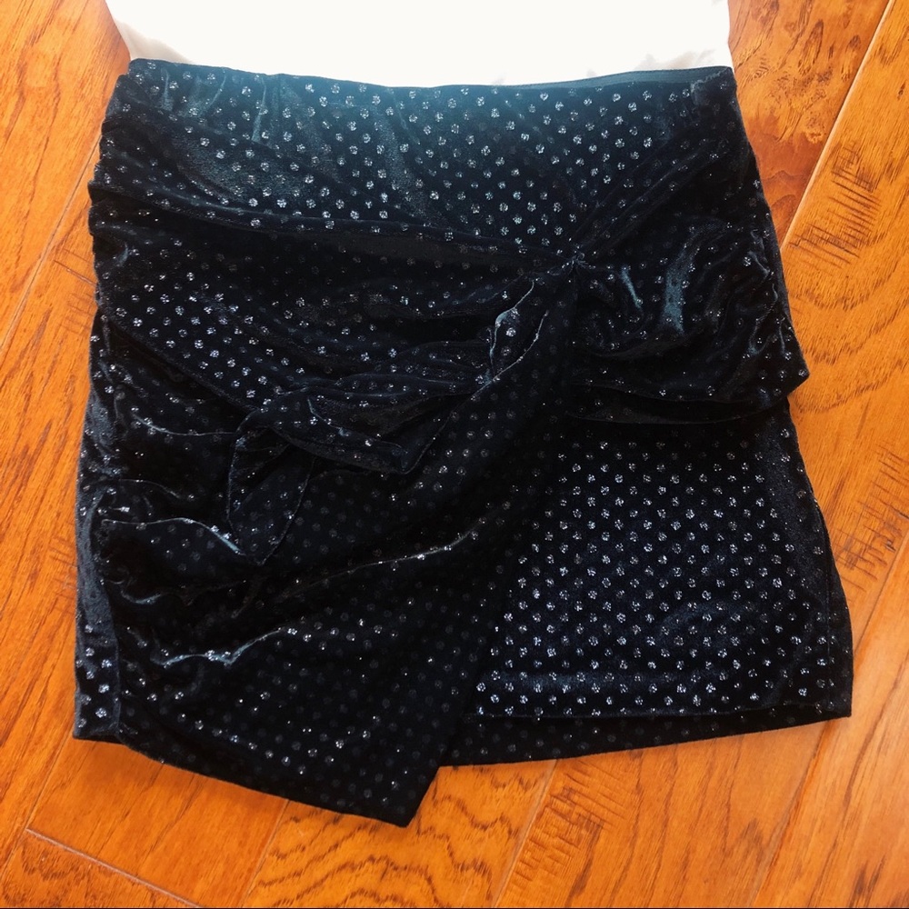 Zara black mini skirt